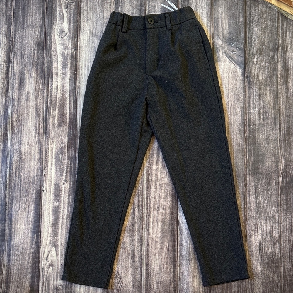 Zara Kids Charcoal Slacks Trousers 8 *Holidays*